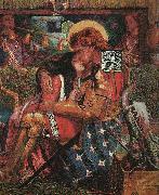 Dante Gabriel Rossetti The Wedding of Saint George and Princess Sabra Spain oil painting artist